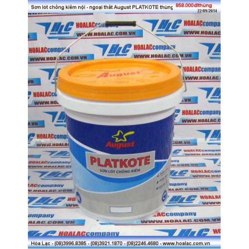 Sơn lót chống kiềm nội - ngoại thất August PLATKOTE thùng 18 lít Sơn lót chống kiềm nội - ngoại thất August PLATKOTE thùng 18 lít