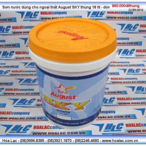 Sơn lót chống kiềm nội - ngoại thất August PLATKOTE thùng 18 lít Sơn lót chống kiềm nội - ngoại thất August PLATKOTE thùng 18 lít