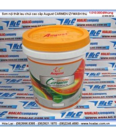 Sơn nội thất lau chùi cao cấp August CARMEN IZYWASH thùng 18 lít