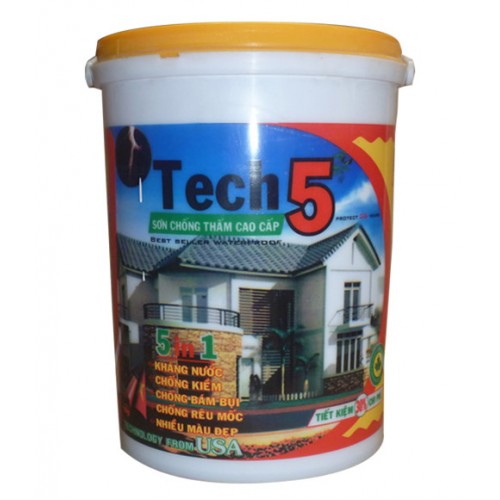 CHỐNG THẤM TECH5 5KG CHỐNG THẤM TECH5 5KG